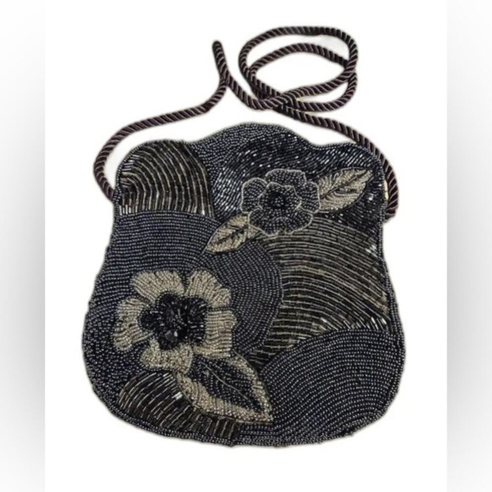 Vintage 80s Jeromes Beaded Purse